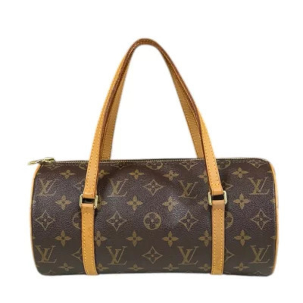 Louis Vuitton Papillon Monogram Handbag Canvas Brown